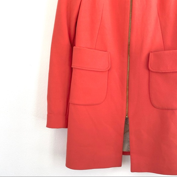 Planet London Orange Straight Transitional Coat - Picture 2 of 10